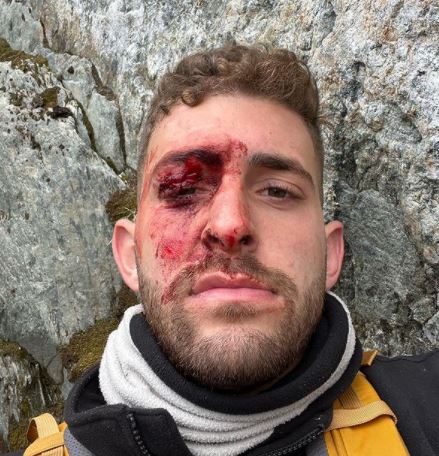Turista sobrevive 24 horas en un Glaciar